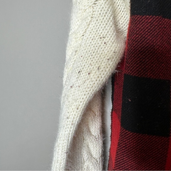 Adam Levine Plaid and knit varsity jacket - Picture 3 of 9